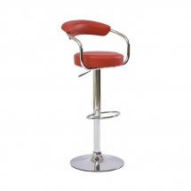 Židle barová červená Krokus C-231