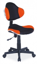 Židle kancelářská dětská černá/červená Q-G2
