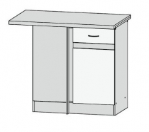 DNW/100/82 L - spodní rohová skříňka kuchyň Junona