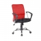 Židle kancelářská červená Q-078