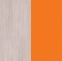 Skříň šatní jednodvéřová santana/oranžová DINO DZ2